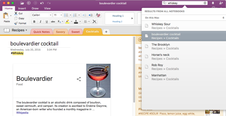 older version of onenote for mac